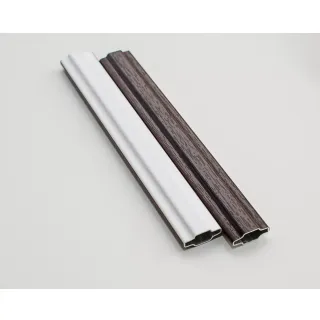 Профиль 18 мм белый+махагон (Renolit 2097013) - фото - 1