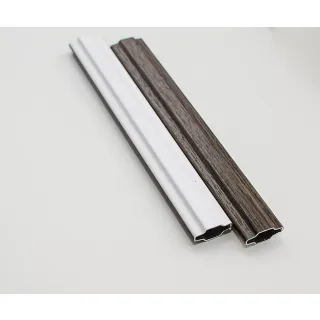 Профиль 18 мм белый+темный дуб (Renolit 2052089) - фото - 1