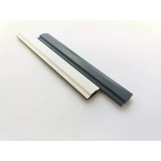 Профиль 18 мм (белый + RAL 7024 графитовый серый) (хлыст 3 м) - фото - 1