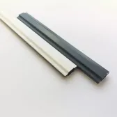 Профиль 18 мм (белый + RAL 7024 графитовый серый) (хлыст 3 м) - фото - 1