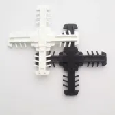 Центр. крест 18мм (белый + RAL 9005 глубокий чёрный) - фото - 1