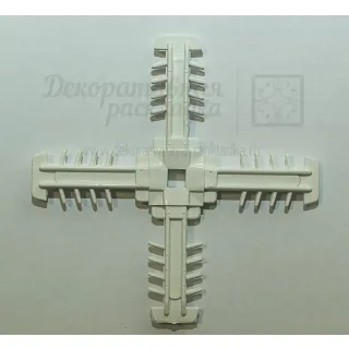 Центр. крест 18 мм , половинка (белый RAL 9016) - фото - 1