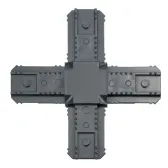 Центральный крест "Виктория классик" 25х7 мм