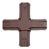 Центральный крест "Виктория классик" 25х7 мм